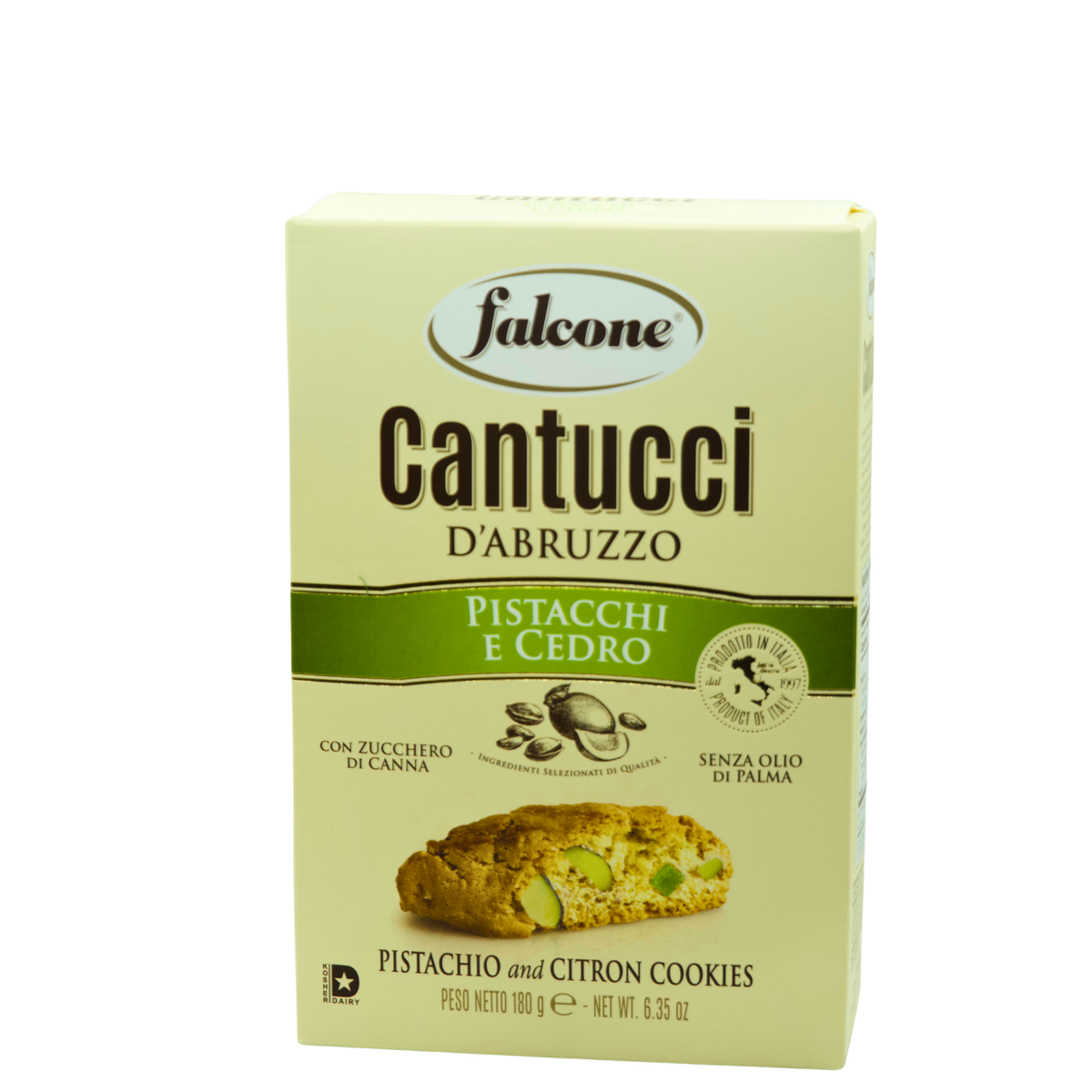 Falcone Cantucci Pistachio and Citron 180g