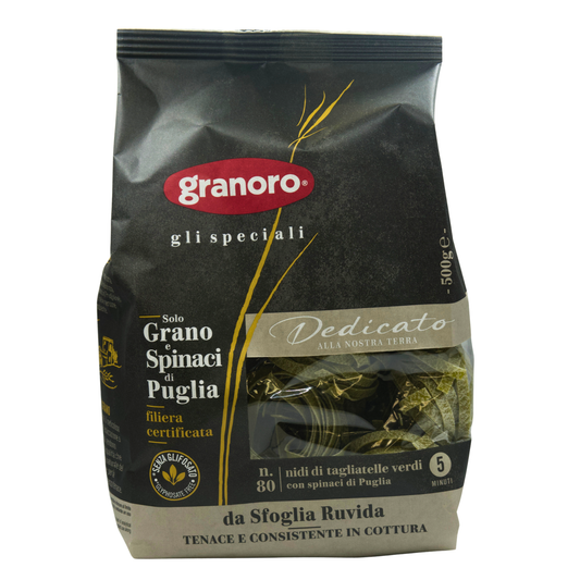 Granoro Dedicato Nidi di Tagliatelle Verdi n80 (500g)