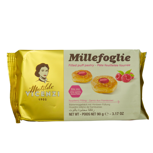 Matilde Vicenzi  Bitesize Filled Puff Pastry Raspberry (90g)