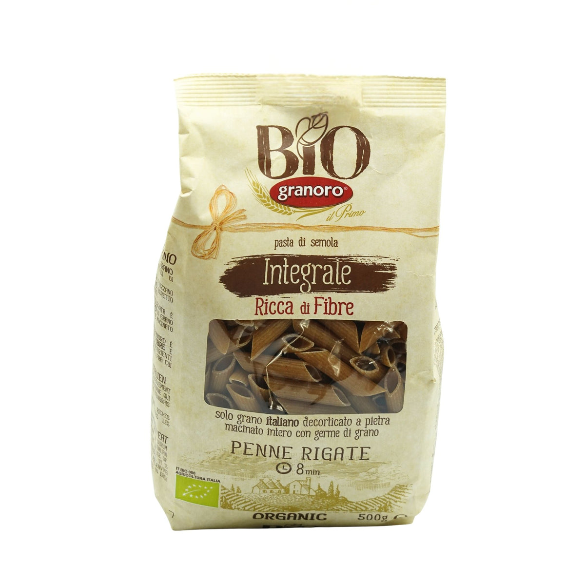Granoro Bio Integrale Penne Rigate  (500g)